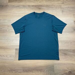 Arcteryx Shirt Mens Large Blue Outdoors Hiking Lightweight Logo